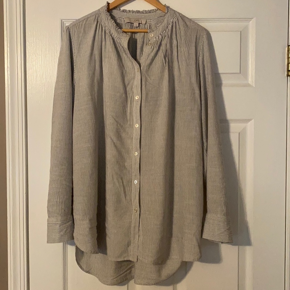 Loft button down tunic